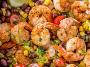 Mexican Shrimp Bowl